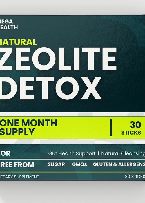 MEGA HEALTH Natural Zeolite Detox Sticks — Buy 1 Get 1 Free, two box bundle